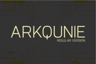 Arkqunie: A Modern Sans Serif for Creative Projects