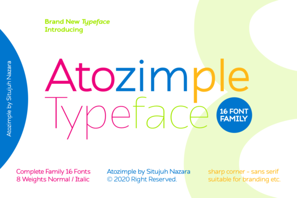 Atozimple: A Sans Serif for Campaigns