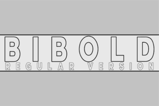 Bibold Outline: A Font for Business Clarity