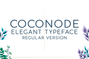 Coconode: A Modern Sans Serif Font