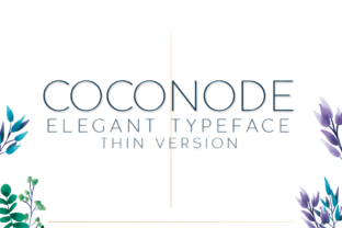 Coconode Thin: A Font for Creative Makers