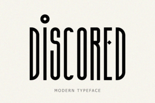 Discored: A Modern Sans Serif for Creative Projects