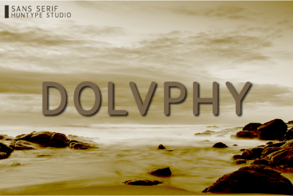 Dolvphy: A Modern Sans Serif Font