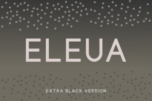 Eleua Extra Black: A Bold Font for Digital Marketing
