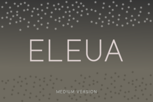 Eleua Medium Font for Web Design