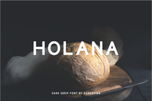 Explore Holana Font for Editorial Design