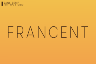 Francent: A Clean Typeface for Digital Marketing
