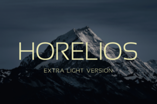 Horelios Extra Light Font