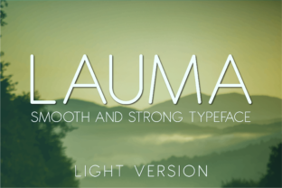 Lauma Light Font for Web Design