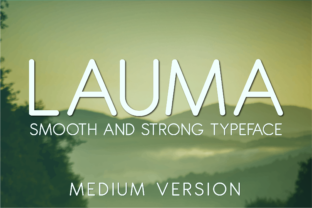 Lauma Medium: A Modern Font for Web Design