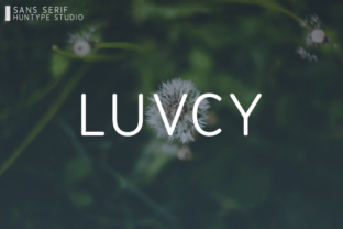 Luvcy: A Stylish Sans Serif for Web Design