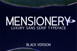 Mensionery Black Font