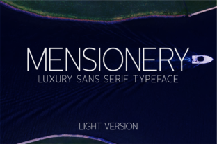 Mensionery Light: A Timeless Sans Serif
