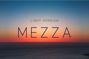 Mezza Light: A Font for Polished Branding