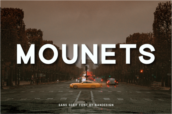 Mounets: A Simple Sans Serif for Creative Projects