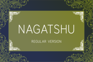 Nagatshu Regular: A Beautiful Typeface for Web Design