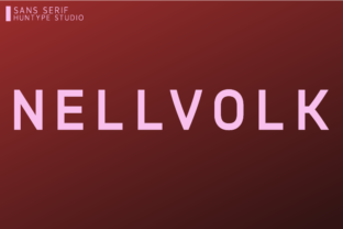 Nellvolk: A Modern Sans Serif for Web Design