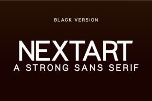 Nextart Black: A Bold Font for Modern Campaigns