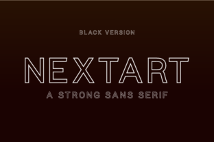 Nextart Outline Black: A Font for Business Brilliance