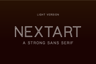 Nextart Outline Light: A Font for Elegant Design
