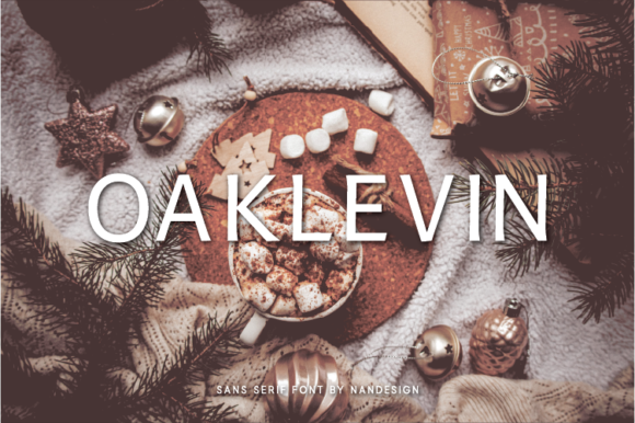Oaklevin: A Simple Sans Serif Font