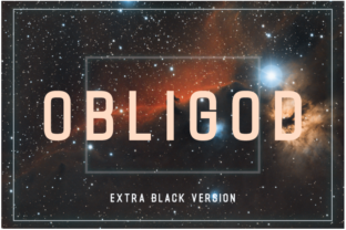 Obligod Extra Black Font