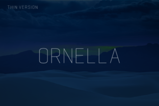 Ornella Thin: A Modern Sans Serif for Web Design