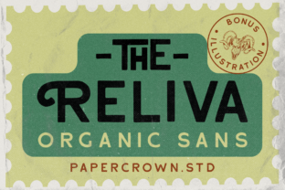 Reliva: A Creative Sans Serif Font