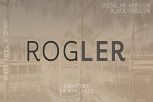 Rogler: A Clean, Casual Font