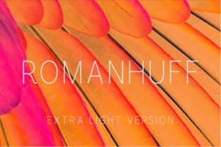 Romanhuff Extra Light Font