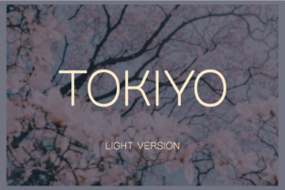 Tokiyo Light Font Review
