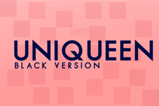Uniqueen Black: A Bold Statement in Modern Typography